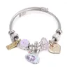 Charm-Armbänder TB12 Perlen Armband Damen Herren Freundschaft Sommer Strand Schmuck Geschenke