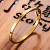 2022 Plain Gold Carved Couple Best Selling Bangles Women Bracelets