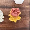 Bakningsverktyg 50g Plastic Mooncake Stamp Rose Shaped Diy Mold Festival Hand Press Cutters PASIRY DECORATION GADGET