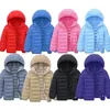 autumn Winter Warm Down cotton Jackets For Girls Coat Kids Hooded Coats Boys 312 Years Outerwear Children Clothes 240122