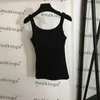 Cotton Sling Camis Tees Womens Sleeveless Shirt Classic Button Designer Tees Fashion Soft Touch Vests Tops