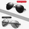 Sunglasses NONOR Pochromic Polarized For Man Women Driving Pilot Chameleon Vintage Change Color Night Vision