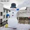 wholesale Creative Designed Led Outdoor Inflatable Snowman Arch Christmas Festival Holiday Decoration Archway On Discount