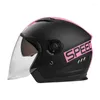 Motorradhelme Helm Motocross und Sicherheit Half Downhill Damen Herren DoppelglasvisierCasco De Seguridad für Vespa