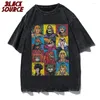 T-shirts pour hommes Loisirs He-Man et ses amis T-shirts Hommes O Cou Chemise en coton Maîtres de l'Univers T-shirts à manches courtes Vêtements imprimés graphiques
