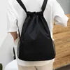 Einkaufstaschen Rucksack mit Kordelzug, wasserabweisende Nylon-Kordelzugschnur, für Sport und Fitnessstudio, zum Aufbewahren von Kleidung und Schuhen usw