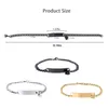 Charm Bracelets E15E Ladies Gold Bar Bracelet Simple And Exquisite Thin Cuff Plated Handmade Jewelry