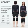 Copozz Outdoor Ski Knee Pads Motelcycle Skating Sports Protective Skiing Hip Protector Padded通気性調整可能なギアショーツ240131