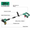 DKGT06 20V Lithium 1500mAh Cordless Grass String Trimmer with Battery Pack and Blade Pendants T200115314b