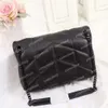 Hela kvinnors mjuka lammskinn Loulou Puffer Chain Shoulder Bags Fashion Designer Messenger Bag Crossbody Purse äkta Leat332a