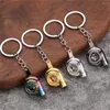 Keychains Metal Car Speed Gearbox Keychain Cool Men's Gear Head Keyrings Creative Manual Transmission Lever Key Holder Wallet Pendant