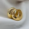 Classic luxury designer earrings stud for women 18k gold plated Pearl enamel European and American style fashion jewelry gift