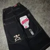 Hiphop baggy jeans kvinnor jnco y2k kläder vintage broderade högkvalitativa jeans harajuku streetwear goth hög midja jeans 240122