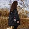 W dół płaszcz Zhio Zima bawełniana bawełniana jagnięcy dziewczyna długa ubrania Dzieci czarne ubrania zagęszcza ciepła parka snowsuit wierzchnia wierzchnia TZ462