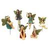 Decorative Objects & Figurines Fairy Garden - 6Pcs Miniature Fairies Figurines Accessories For Outdoor Or House Decor Supplies Drop 21 Dhdho