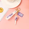 Keychains Kpop Gidle Soft Silicone Rubber Keychain Lightstick Bag Pendant Yuqi Fans Collection