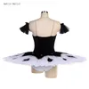 Stage Wear Bll538 Black Velvet Bodice med styv tyll tutu förprofessionell balettflickor för prestanda eller tävling