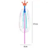 Party Decoration 20-40pcs Rainbow Magic Stick Wand LED Bubble Flower Colorful Luminous Toy Blinking Kid Birthday Wedding