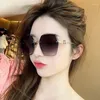 Sunglasses Fashion Trendy Women Rimless Cut Edge Polygon Shape Sun Glasses For UV400 Protection Outdoor