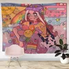 Hapentasyon Anime Goblen Kawaii Oda Dekor Estetik Yatak Odası Dekorasyon Aksesuarları Sevimli Duvar Asma Tapiz Pared Colgar En La