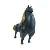 16.4 Bronze Horse Statue Bronze Horse Sculpture Animal Figurine Statue Finish Horse Sculptures Home Office Desktop Art Decor 240122