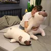 55 cm-90 cm grande taille mignon animal Kawaii carlin chien jouets en peluche oreiller de sommeil enfants cadeau d'anniversaire enfant fille noël saint valentin 240123