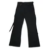 Męskie spodnie Vujade odzież robocza Moda Kontrast Szygowanie patchwork czarny luźne luźne proste, swobodny unisex Pleted Długie spodnie