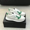 24S Designer Heren Americas Cup Runner Sportschoenen Driehoeksneakers met reliëf Heren Lakleer Technische stof Flexibele rubberen zool Witte sportschoenen Wandelschoen