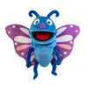 Мультяшные милые насекомые, плюшевые игрушки, ручные куклы, забавные детские игрушки для сна, ручные кукольные игрушки, рот может двигаться 240127