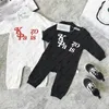 Pure Cotton Newborn Jumpsuit Summer New Born Bodysuit Classic Print Kids Rompers Baby Clothes Short Sleeved Babys Jumpsuits CSD2402041-6