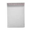 Heads 50pcs Matte Pearl White Bubble Bags Enveloppes à bulles en mousse plastique Sac d'expédition étanche avec enveloppes d'expédition à bulles