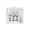 Wine Glasses 4Pcs Suit Wedding Toasting Cake LNIFE Shovel Sets Champagne Glass Drinking Cup Whiskey Szklanka Gift Box240y