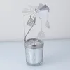 Bougeoirs porte-lumière de thé arbre de noël flocon de neige renne pendentif chandelier rotatif pour la décoration de la maison