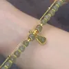 Link Armbänder Chinesischen Stil Nachahmung Jade Kürbis Anhänger Armband Für Frauen Mädchen Doppel Schicht Kette Glück Perlen Schmuck Party Geschenk