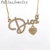 Pendant Necklaces 5Pcs Trendy Jewelry Leopard Necklace Cool Design Gold Plated For Girls Heart Zircon Cz Women Party Gift