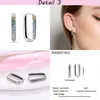 Boucles d'oreilles créoles originales en argent Sterling 925, multi-styles pour femmes et filles, fête de mariage, pavé scintillant, CZ, bijoux tendance