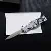 Mini 3300 Infidel Automatic knives 3350 3320 D2 Steel Spear Point EDC Auto Pocket Tactical gear Survival knife with nylon 535 537 BM42 3310 sheath