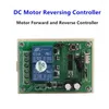 Controladores remotos DC 12V 2 canais RF 433MHz Módulo receptor de relé de controle sem fio
