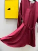 2008 XXL 2024 Runway-jurk Lente zomerjurk Ronde hals met lange mouwen Merk dezelfde stijl Damesjurk Mode Hoge kwaliteit shangya9626290