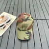 Camo Ball Cap Couple Outdoor Vacation Hats Letter Embroidery Casquette Men Summer Camping Sun Protection Caps Women Sunshade Bucket Hat