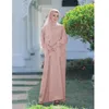 Etnische kleding Eid Ramadan Abaya Vrouwen Borduren Moslim Hijab Maxi Jurken Turkije Kaftan Party Dubai Islamitische Arabische Gown Femme Jalabiya