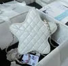 TOP qualité qualité miroir nouveau veau femmes sacs à bandoulière en cuir véritable designer pentagramme étoiles sacs à chaîne sac à main de luxe sac à main à glissière portefeuille avec boîte