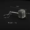 10st Lot Movie Students Mens Rocky Accessories Hammer Keychains Quake Metal Key Chains Gift Party Toy Props for Men238J