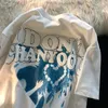 Men's Tank Tops Hip Hop T-shirt Short-sleeved Tee Shirt Grunge Print Streetwear Harajuku Oversized T Funny Women Clothes