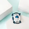 Broschen, klassisches Spiel, Wheatley Portal, gleiche Emaille-Brosche, Aperture Science Pin, Hut, Rucksack, Abzeichen, exquisite Schmuckkollektion, Großhandel