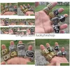 7 PCS Fantasy American Football Championship Ring Men Fan Fan Hift Wholesale Drop Droper