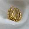 Ventes chaudes Boucles d'oreilles de luxe classiques pour femmes, plaqué or 18 carats, émail perlé, style européen et américain, bijoux à la mode, cadeau