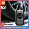 Controle Home Inteligente Xiaomi Bomba de Ar Elétrica Mini Portátil Sem Fio Pneu Inflável Deflate Inflator 12V Compressor para Bola de Carro