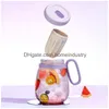 お茶の注入剤ポータブル透明なメガネとST大容量の飲み物2023ドロップデリバリーDHPSと水ボトルガラスボトル