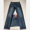 Heren True Jeans Lange Broek Grove Lijn super religie Jeans Kleding Man Casual Potlood Blauw Zwart Denim Broek M2918